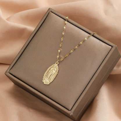 18" Virgin Marry Necklace - Carlotta