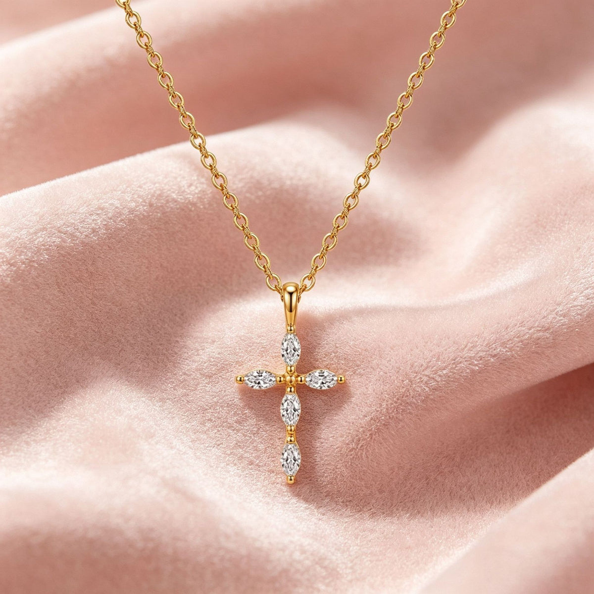 Celeste Cross Necklace