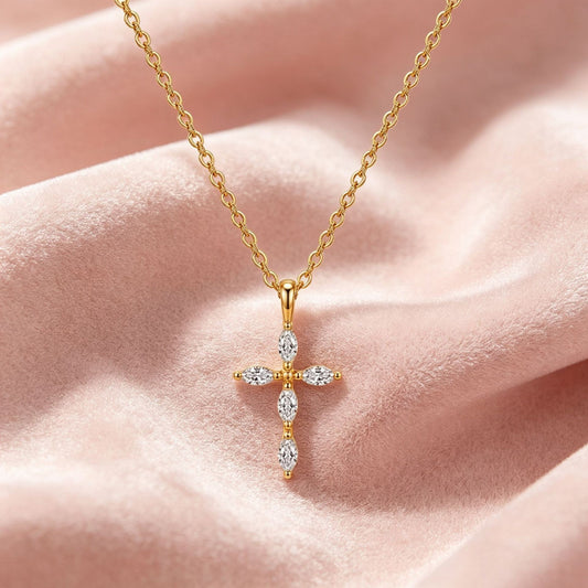 Celeste Cross Necklace