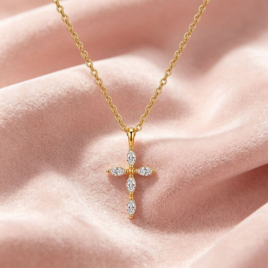 Celeste Cross Necklace - Carlotta