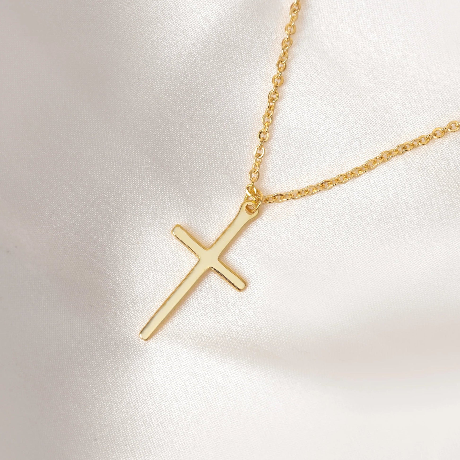 Cross Necklace (Gold)