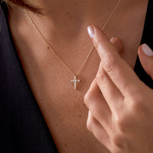 Cross Necklace (Gold)