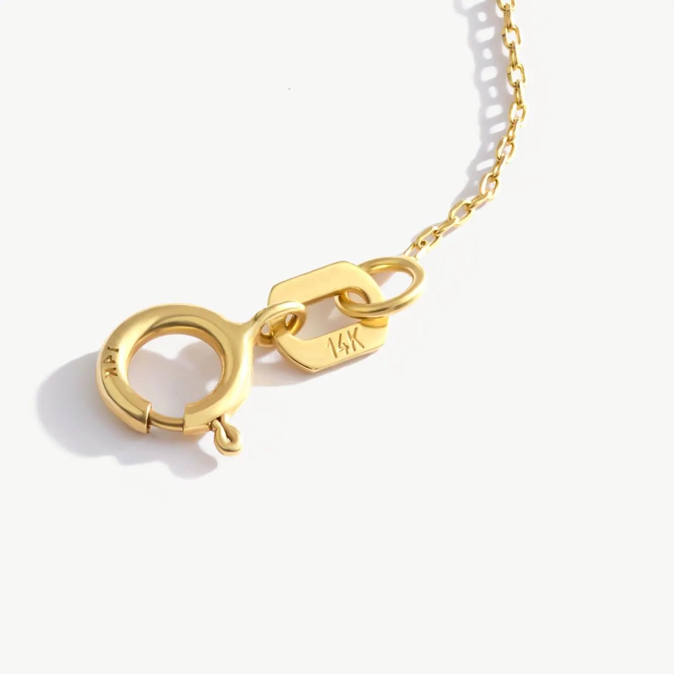 CZ Cross Necklace (Gold)