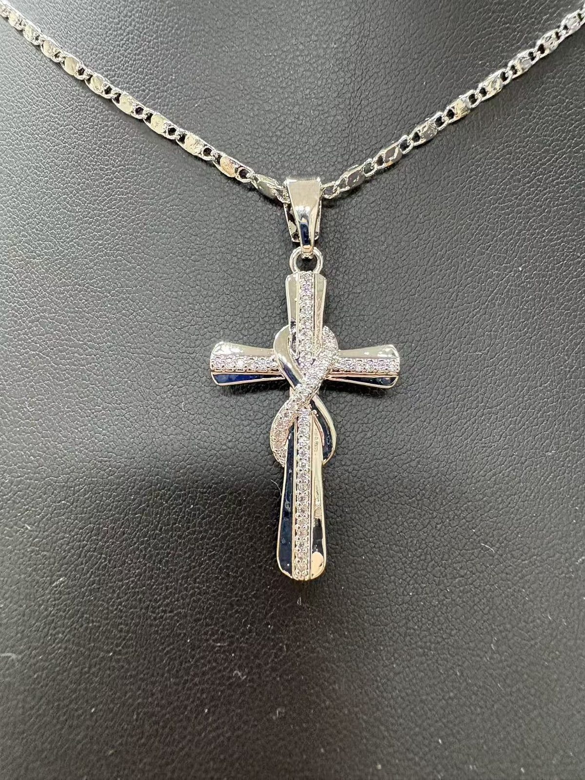 Infinity Cross Necklace - Carlotta