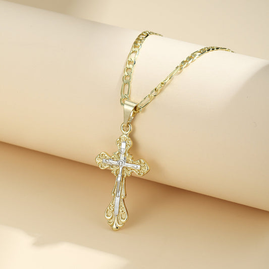 Royal Cross Necklace - Carlotta